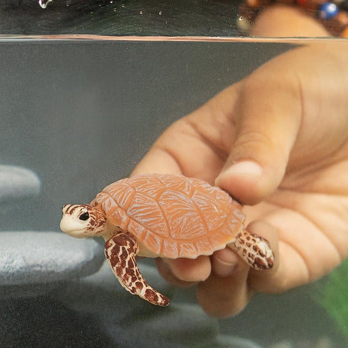 Schleich Wild Life New 2024 Wild Animal Toy Hawskbill Sea Turtle Ocean Animal Figurine...