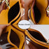 BUUFAN Chic Yellow Cute Travel PU Leather ID Card Holder Lanyard Neck Pouch Bag With Coin Wallet Purse for Women Kids Teens Girls...