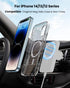 JoyGeek Magnetic Wireless Car Charger, Compatible with Mag-Safe Car Mount Charger for iPhone 14/13/12 Series, Car Air Vent Phone Holder Mount with...