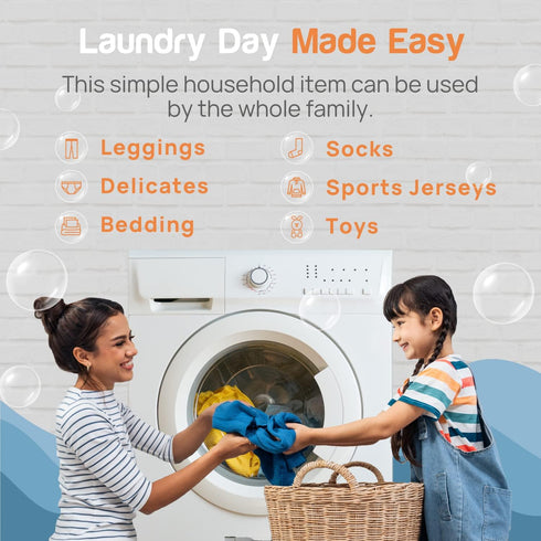 InsideSmarts Premium Mesh Laundry Bags Set of 4: Large (1 Black - 1 White), and Medium (2 White) - Elastic Gard & Rust-Proof Zipper Bags - Durable...