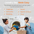 InsideSmarts Premium Mesh Laundry Bags Set of 4: Large (1 Black - 1 White), and Medium (2 White) - Elastic Gard & Rust-Proof Zipper Bags - Durable...
