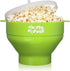 The Original Proper Popper Microwave Popcorn Popper, Silicone Popcorn Maker, Collapsible Bowl BPA Free & Dishwasher Safe - (Green)...