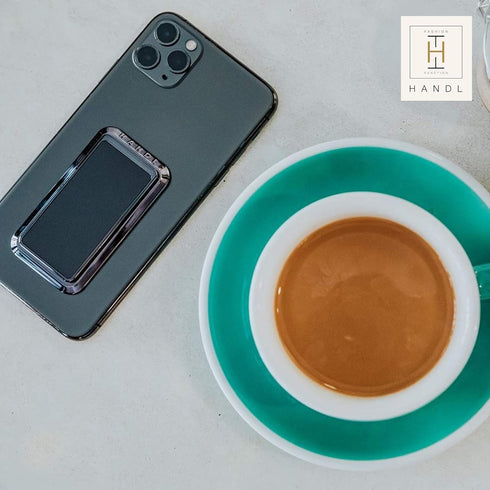 HANDL New York HANDLstick Space Gray Grip and Stand for Smartphone...