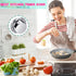 Kitchen Timer, Chef Cooking Timer Clock with Loud Alarm, No Batteries Required, 100% Mechanical - Magnetic Backing, Exquisite Stainless Steel Body...