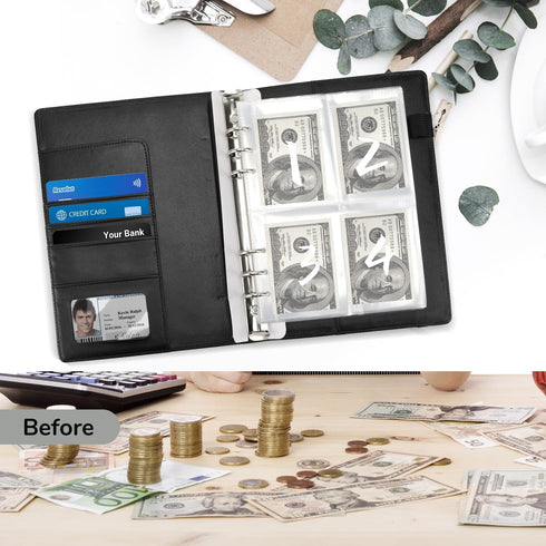 100 Envelopes Money Saving Challenge, A5 Money Saving Binder, Savings Challenges Book with Envelopes, for Fun Money Saving, Family, Budget Binder ...