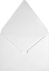 LUXPaper A2 Contour Flap Invitation Envelopes | 4 3/8" x 5 3/4" | White | 80lb. Text | 100% Recycled | 50 Qty...