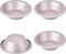 5-Inch Mini Pie Pan Set, Non-Stick Round Bread and Cake Bakeware for Oven and Instant Pot, 4-Piece, (Champagne Gold)...