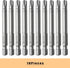 10PCS T30 Torx Screwdriver Bit, 1/4 Inch Hex Shank 65mm Long, S2 Steel Magnetic Torx Screwdriver Set Tool, Silver...