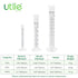 Plastic Graduated Measuring Cylinder Set, 3 Sizes 10ml 50ml and 100ml, PP Material with Hexagonal Base and Blue Printed Graduation, 4099.0015.1....