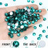 Flatback Crystal Rhinestones Round Gems for Nail Art and Craft Clothes Glue Fix, Green Zircon (2.7-2.8mm) SS10/1440PCS...