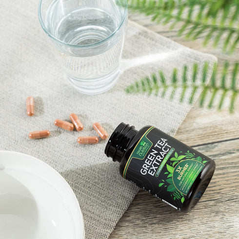 Green Tea Extract Pills - 98% Standardized EGCG 1300mg for Natural Extra Strength Energy - Supports Heart & Antioxidant Health Herbal & Immune Sup...