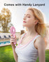 TriPole Handheld Mini Fan Battery Operated Small Personal Portable Fan Speed Adjustable USB Rechargeable Fans for Kids Girls Women Men Home Office...