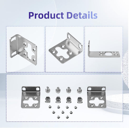 Rack Mount Kit 17.3'' Rack Ears for HP ProCurve/Aruba/OfficeConnect/HPE HP-4S (5064-2085) (5069-6535)...