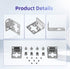Rack Mount Kit 17.3'' Rack Ears for HP ProCurve/Aruba/OfficeConnect/HPE HP-4S (5064-2085) (5069-6535)...