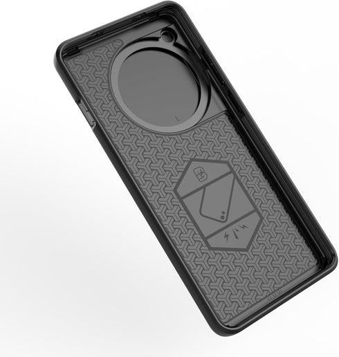 for OnePlus 12R Phone Case with Screen Protector, OnePlus 12R 5G Case, Dual Layer Armor Case with Ring Holder Kickstand Protection Defender Rubber...