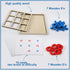 Jumbo Wooden Tic Tac Toe Game Dementia Activities for Alzheimers Seniors with Matching and Puzzle Templates XO Chess Board Game for Elderly Engagi...