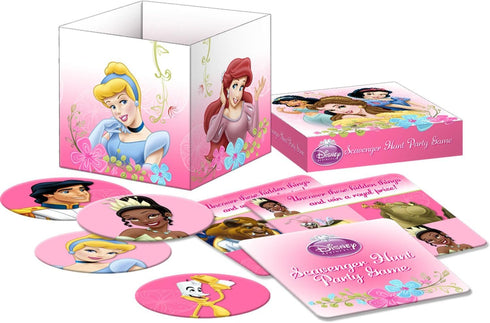 Hallmark 221672 Disney Fanciful Princess Scavenger Hunt Party Game...