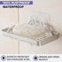 KINCMAX Premium Adhesive Soap Holder for Shower Wall - Drill Free Bar Soap Dish for Bathroom Storage - Stainless Steel Shower Soap Caddy w/Adhesiv...