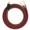 5FT RCA to Bare Wire Speaker Cable Speaker Bare Wire Cables to RCA Plugs Adapter Repair Speaker Cord, Heavy 14 Gauge Speaker Wire to RCA Connector...