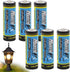 (6-Pack) 3.2V LiFePo4 14430 (14 x 43mm) 400mAh Rechargeable Battery for Solar Panel Light, Tooth Brush, Shaver, Flashlight...