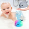 ZHENDUO Rechargeable Baby Bath Toys, Light Up Bath Toys Spray Water Bath Toy, Sprinkler Bathtub Toys for Toddlers Kids Boys Girls, Pool Bathroom T...