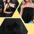 Satin Fabric by The Yard, 60 Inch Wide Black Satin Fabric Shiny & Silky Lining Fabric Satin Cloth Fabric for Wedding Dress, Clothing Making, DIY C...