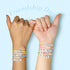 Dowsabel Friendship Bracelet Kit, 10000 Pcs 3mm Glass Seed Beads for Bracelet Making with Letter Alphabet Beads A-Z, 8/0 Craft Bead for Jewelry Ma...