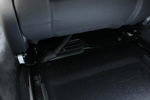 Tesla Model 3 updated rear seat air vent mask, snap fit installation of rear seat air conditioning vent grille protector, compatible with Tesla Mo...