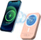 Magnetic Power Bank Battery Pack 10000mAh Wireless Portable Charger, Fast Charger, USB-C Cable, for iPhone 15/14/13/12 Series, (Pink)...
