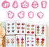 Keoker Fall Polymer Clay Cutters - Maple Leaf Clay Cutters for Earrings Making, 9 Shapes Autumn Clay Earrings Cutters, Clay Cutters for Polymer Cl...