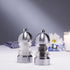 Chef Specialties 3.5" Metro Pepper Mill and Salt Mill Set, Clear...