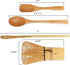 BambooMN Matcha Whisk Set - Golden Chasen (Tea Whisk), Chashaku (Hooked Bamboo Scoop), Deep Scoop, Tea Spoon - 2 Sets...