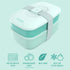 Bentgo Classic - Adult Bento Box, Stackable 3-Compartment Lunch Box with Removable Utensil Set and Sealing Strap, BPA-Free, Food Container Ideal f...