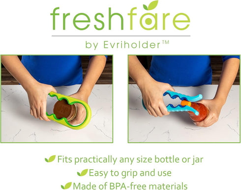 Evriholder Easi-Twist 1pk, Easy Grip Jar Opener, Pack of 1, Colors May Vary...