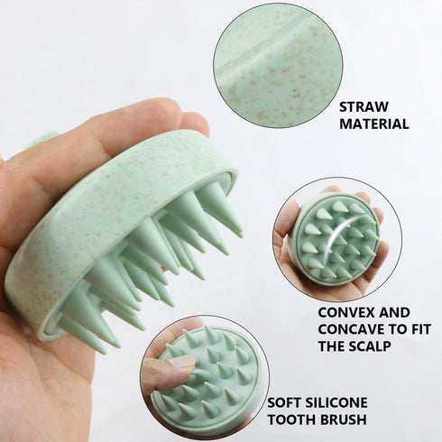 Scalp Massager Brush for Hair Growth, Soft Silicone Scalp Scrubber to Dandruff Remove, Hair Care Relax Hairbrush Comb for Shower, Shampoo Massager...
