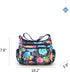 NOTAG Crossbody Bags for Women Nylon Shoulder Bag Floral Multi-Pocket Purses and Handbags...