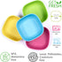 GET FRESH PLA Kids Bowls Set – 4-Pack Melamine-Free Cereal Bowls for Kids and Toddlers – Microwave Safe Stackable BPA-Free PLA Childrens Dinnerwar...