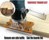 Trimming Machine Slotted Bracket, 2 in 1 Invisible Fastener Slotting Bracket for Woodworking, Aluminum Alloy Wood Router Slotting Locator, Woodwor...