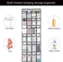 Over The Door Shoe Organizer, Hanging Shoe Organizer with 24 Mesh Large Pockets Door Shoe Rack Organizer for Men Women Kids Hanging Shoe Storage B...
