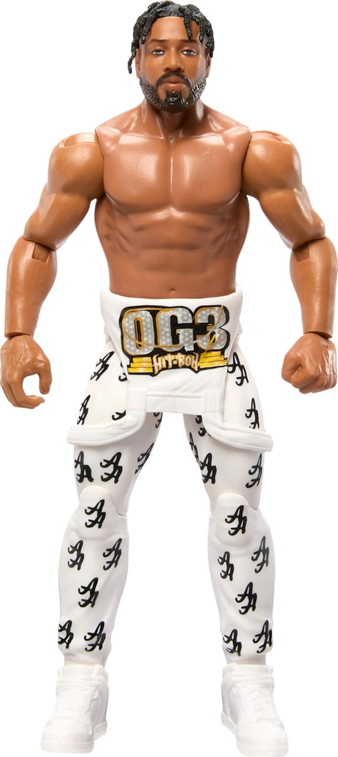 WWE Action Figure, 6-inch Collectible Ashante Adonis with 10 Articulation Points & Life-Like Look...