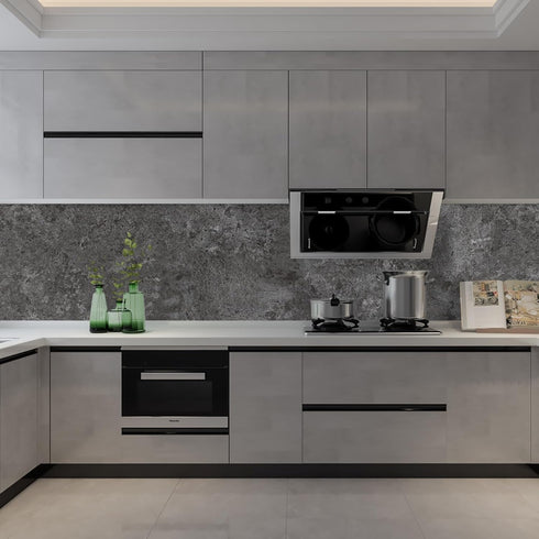 Gray Marble Contact Paper Peel and Stick,Matte Marble Wallpaper Removable Waterproof, Grey Granite Wallpaper Peel Stick Countertop for Kitchen Tab...