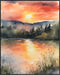 Posterizer 1 pcs- sea and beach themed oil painting style print 18-Landscape & Nature Art-Floral Botanical Art- Decor for Home & Office- unframed ...
