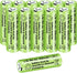 12PCS 1.2V 1800mAh Ni-MH AA Battery Suitable for Wireless Microphones, Electric Toys, RC Mice, Calculators, Razors, Keyboards, Household Appliance...