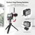 SmallRig Hero12 / Hero11 / Hero 10 / Hero 9 Black Cage for GoPro, with 2 Cold Shoe Mount for GoPro Light Mod and Common Microphone, Led Video Ligh...