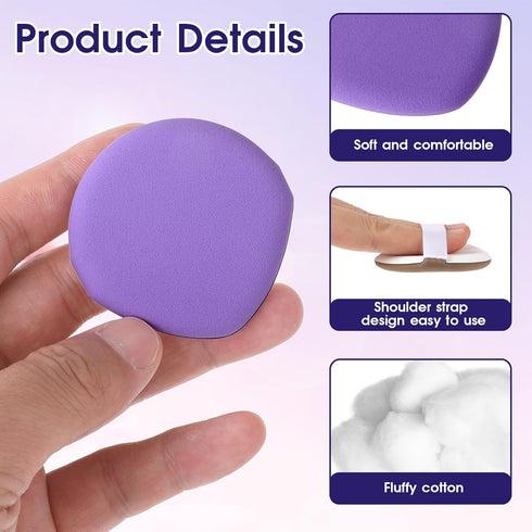 7Pcs Korean Makeup Sponge Puff Air Cushion Makeup Puffs for Foundation Concealer Teardrop Mix Setting Powder Puff Makeup Cushion Puff Foundation S...