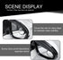 2 PCS Car Rearview Mirror Auxiliary Accessories, 6.69In x 2.16In Waterproof ABS Glass Vehicle Rearview Mirror Rain Eyebrow, Universal Automotive R...