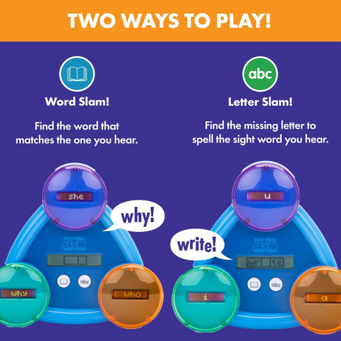 Educational Insights Sight Word Slam - Electronic Learning Games for Kids 5+, Sight Words Games for Kids...