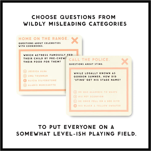 Brass Monkey Irrelevant Celebrity Trivia...