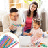 40 Pcs 7 Inch Flexible Pencils,Soft Novelty Pencil,Multi Colored Striped Soft Pencil with Eraser for Valentine's Day,Children Kids Gift School Fun...