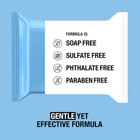 Neutrogena Makeup Remover Facial Cleansing Towelettes, Daily Face Wipes Remove Dirt, Oil, Sweat, Makeup & Waterproof Mascara, Gentle, Soap- & Alco...